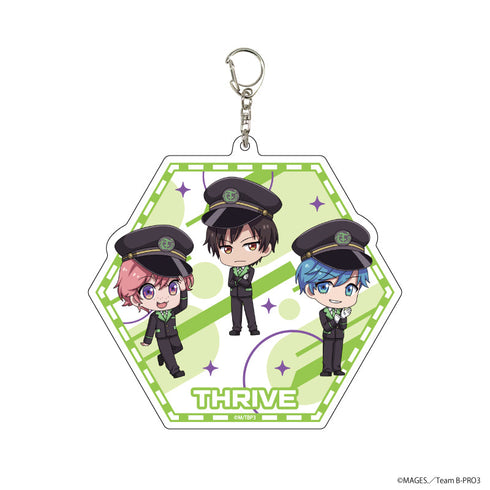『B-PROJECT~熱烈*ラブコール~』デカアクリルキーホルダー02/駅員ver. THRIVE(ミニキャライラスト)